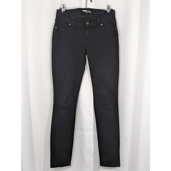 OLD NAVY! BLACK STRETCH "DIVA" LUXE SKINNY JEANS, PANTS, SLACKS! SHARP! SZ 2 - Picture 2 of 10